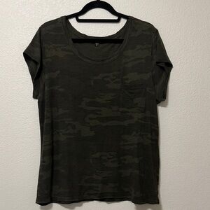 Sanctuary Camo Short Sleeve Tee